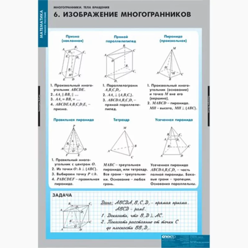 Многогранники. Тела вращения